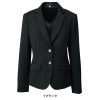 事務服 美形/ジャケット[神馬本店/SA340J]ストライプ/ストレッチ