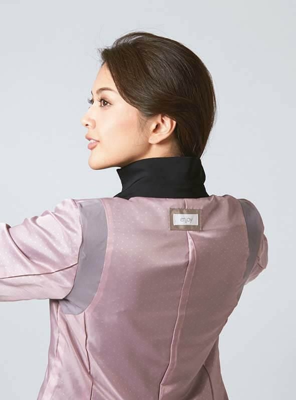 事務服 ジャケット[カーシー/EAJ-636]無地/ストレッチ