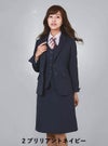 事務服 Aラインスカート[カーシー/EAS-646]ストライプ/ストレッチ