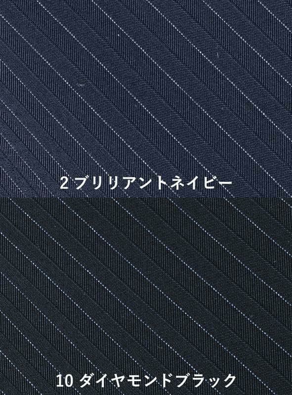 事務服 Aラインスカート[カーシー/EAS-646]ストライプ/ストレッチ