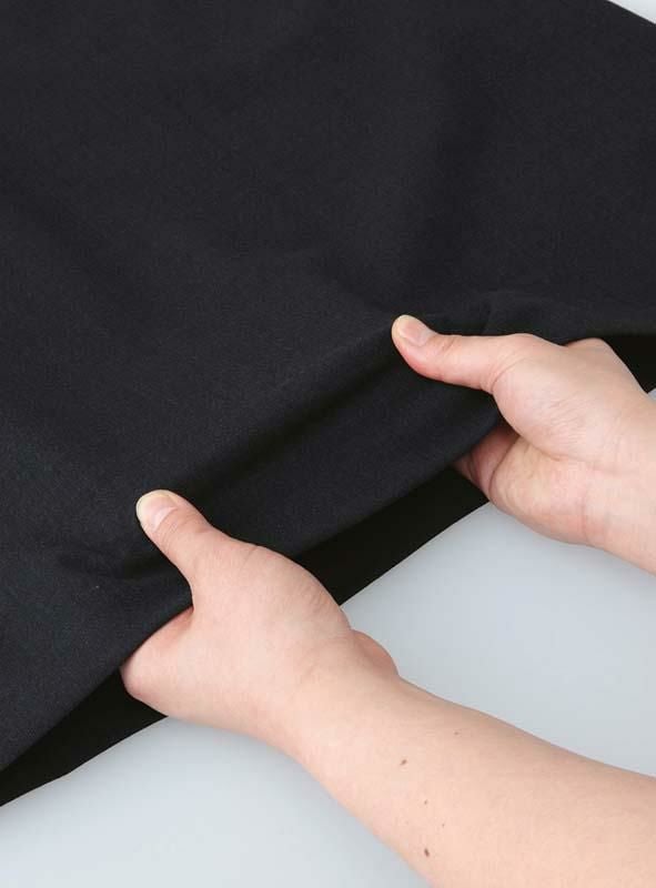 事務服 セミタイトスカート[カーシー/EAS-652]無地/ストレッチ/防シワ