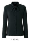 事務服 長袖ブラウス[アンジョア/01073]リボンカラー