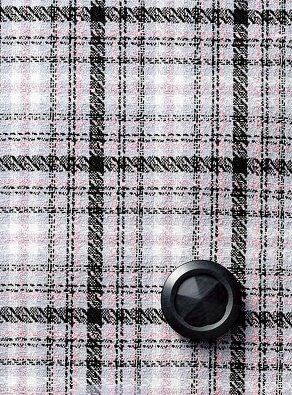 事務服 オーバーブラウス[フォーク/FB71216]チェック