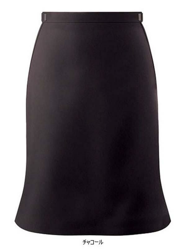 事務服 アジャスター付マーメードスカート[フォーク/FS45738]無地