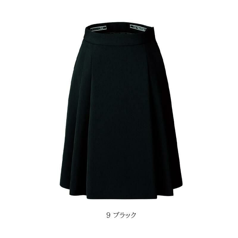 バックアップカイロポケット付きソフトプリーツスカート [フォーク/FS45791] 5-23号