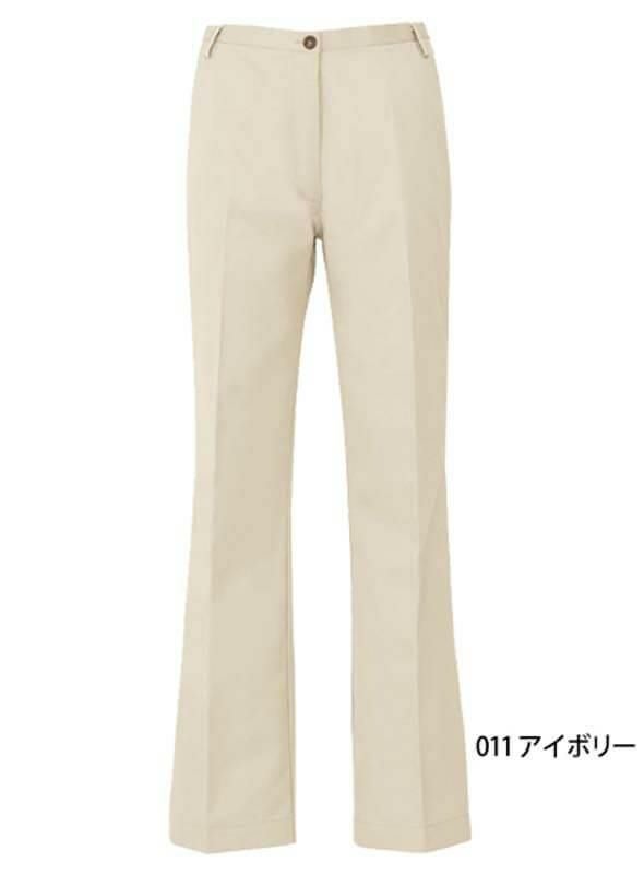 飲食 レディスノータックチノパンツ [アイトス/AZ54503] 制電/レディス/定番