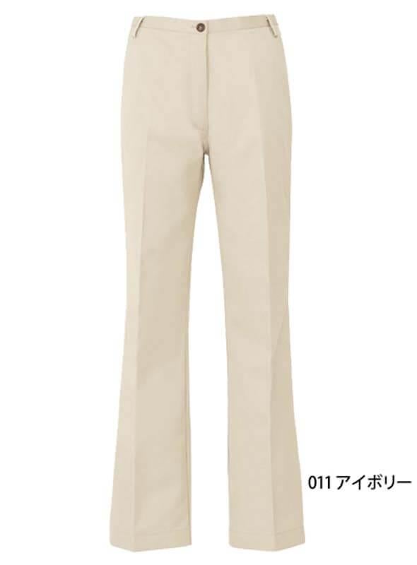 飲食 レディスノータックチノパンツ [アイトス/AZ54503] 制電/レディス/定番