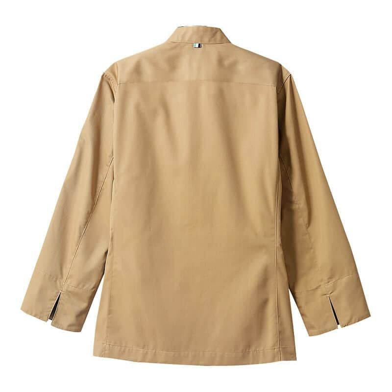 コックコート（長袖）おしゃれ 黒 [BW6501-0/住商モンブラン]