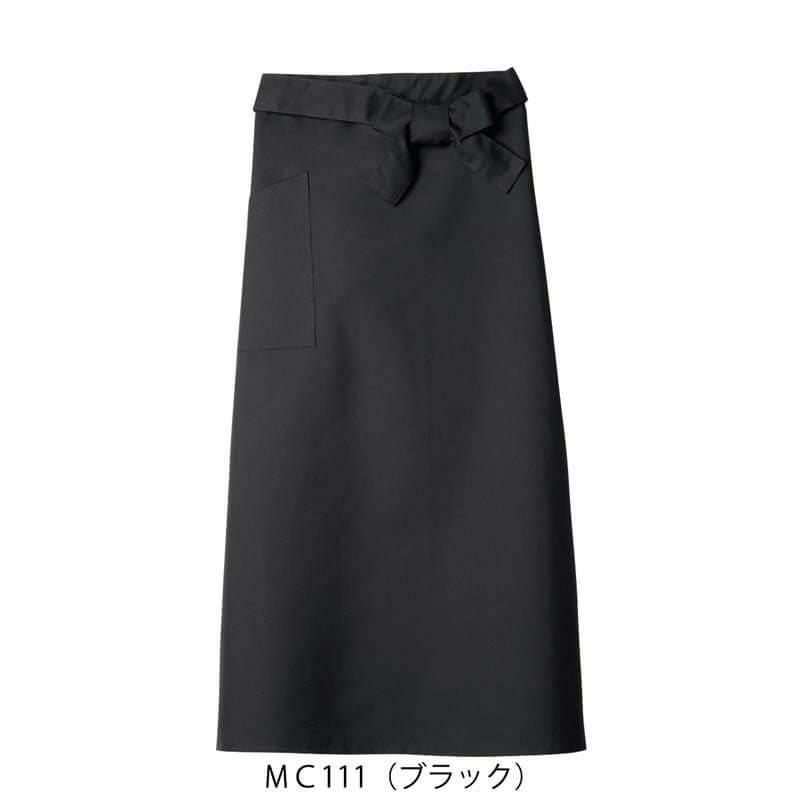防汚加工が嬉しいロングエプロン[住商モンブラン/20MC111]ポリ,兼用