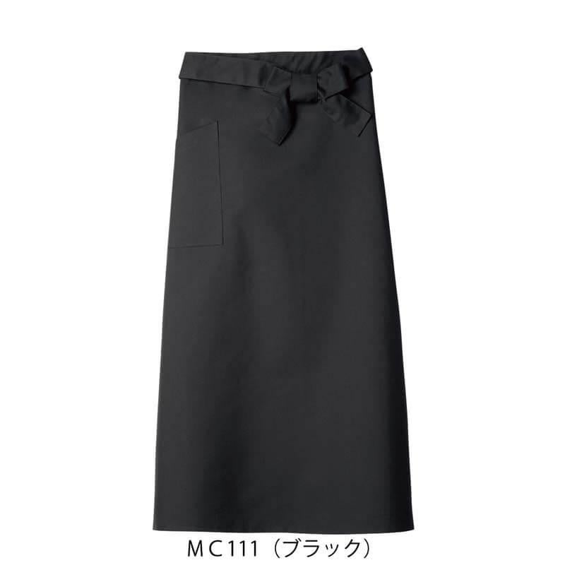 防汚加工が嬉しいロングエプロン[住商モンブラン/20MC111]ポリ,兼用