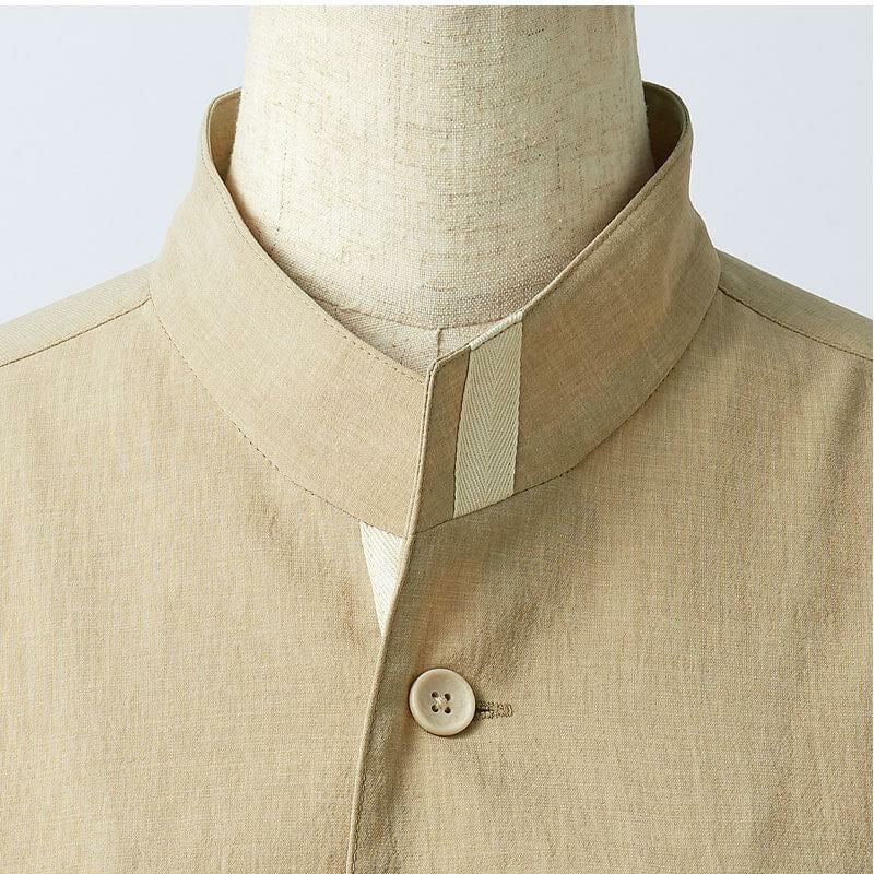 コックコートジャケット（長袖・袖口ネット）おしゃれ 黒 [OV6501-3/住商モンブラン]