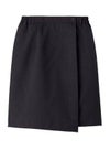 飲食 黒ラップキュロット [サンペックス/BS3846] 脇ゴム入り/女性用