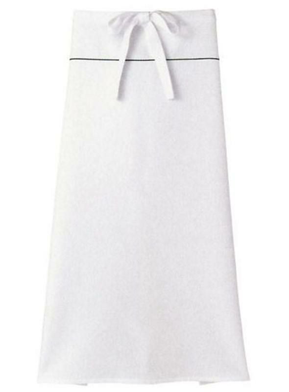 飲食 ロングデザインサロンエプロン [ボンマックス/FK7119] 制電/男女兼用