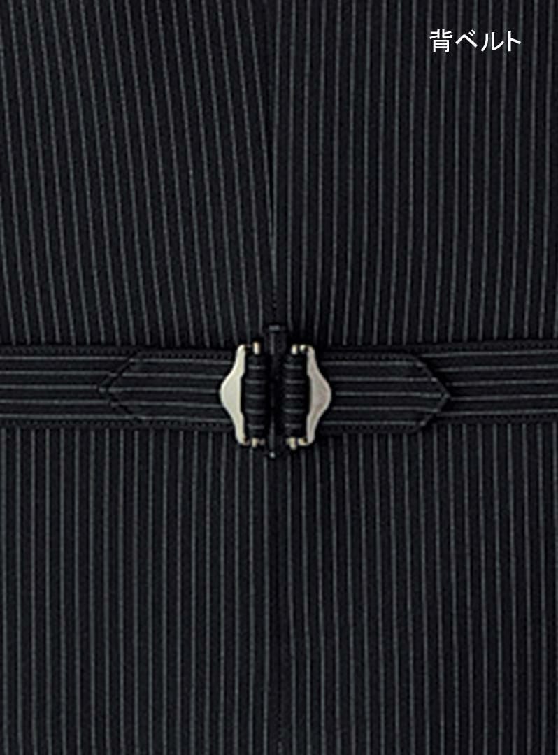 飲食 ベスト [ボンマックス/FV1302L] ストライプ/ストレッチ/撥水/防汚/女性用