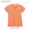 VネックTシャツ 介護［HM1589/カーシー]（SS-3L）女性用