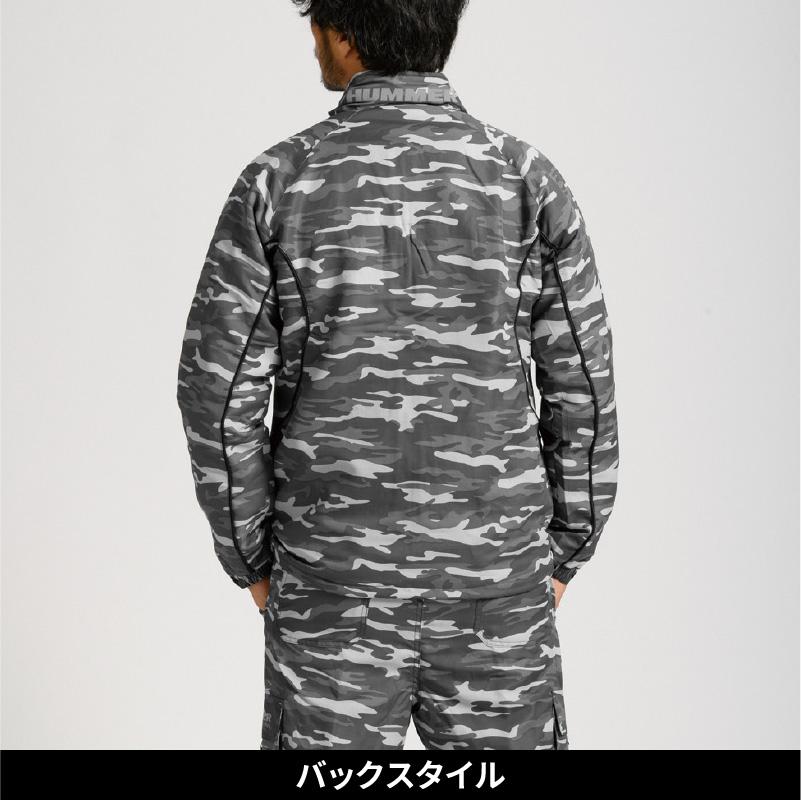 HUMMER 裏フリースジャケット[114025/アタックベース]（M-3L）