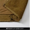 シープボア フリース スタンド ジャケット（裏地付）[キャブ/7495-01]（S-XL）