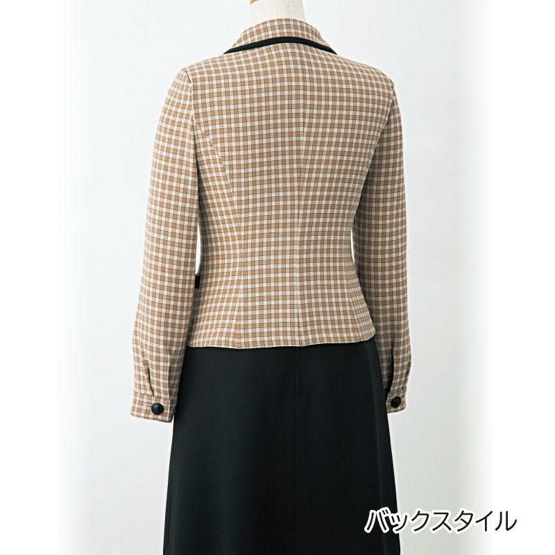 長袖オーバーブラウス [ジョア/21010](17-19号)