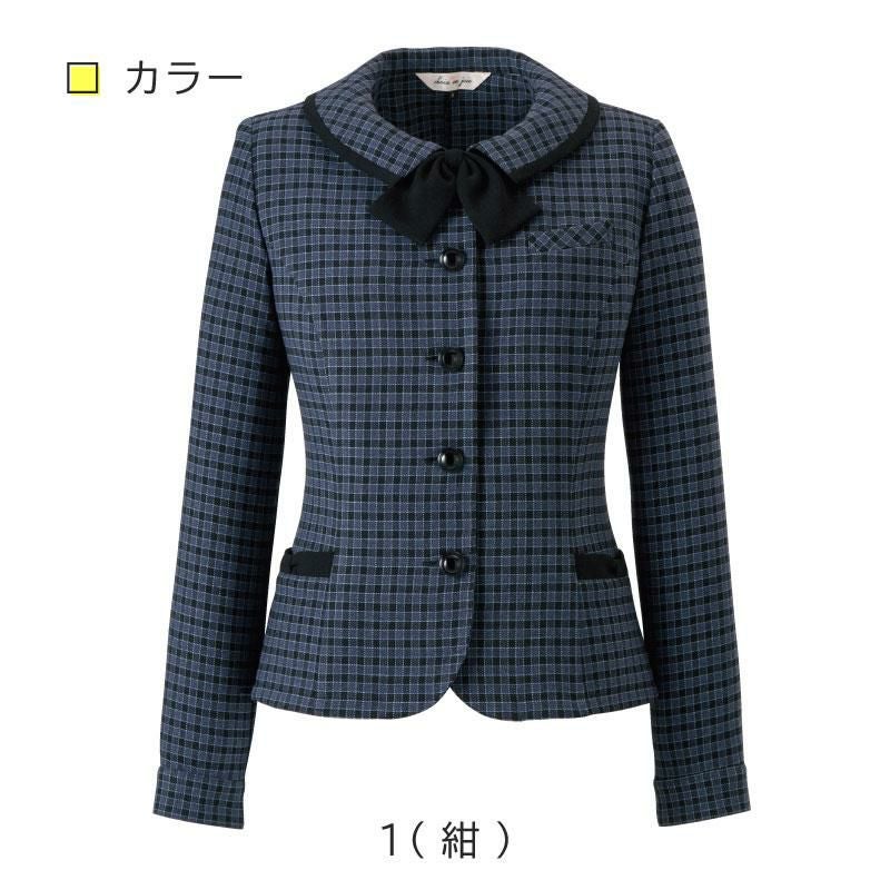 長袖オーバーブラウス [ジョア/21010](17-19号)