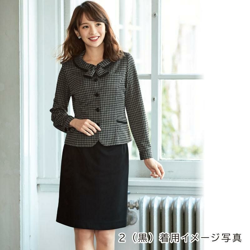 長袖オーバーブラウス[ジョア/21900](17-19号)