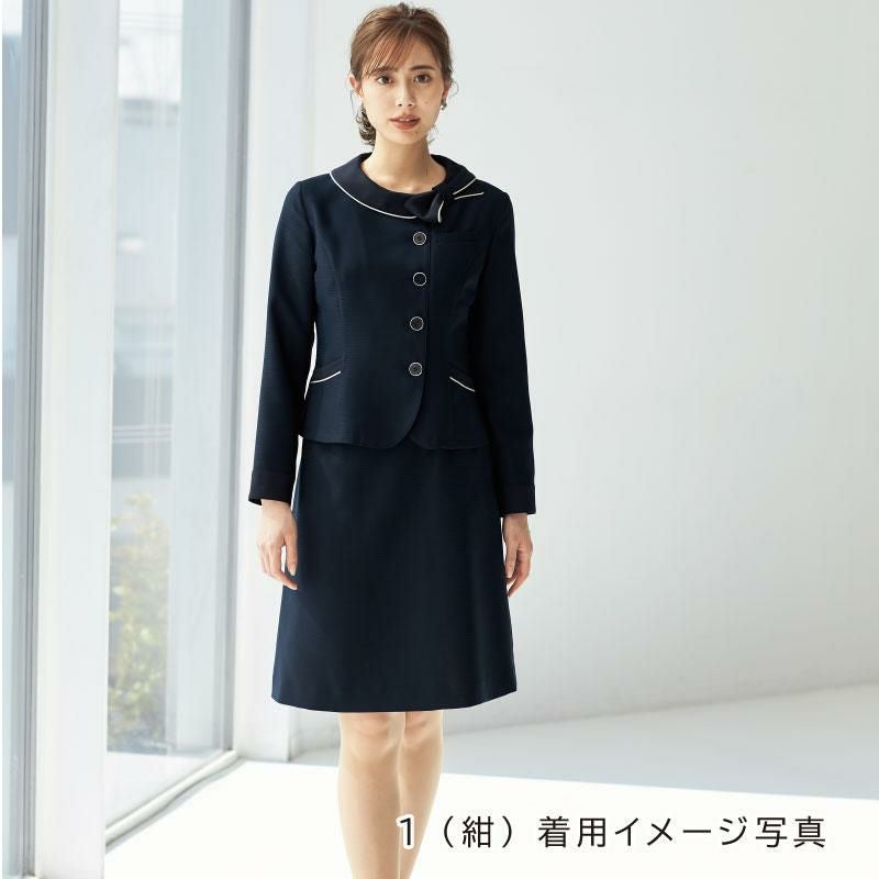 長袖オーバーブラウス[ジョア/26602](17-19号)