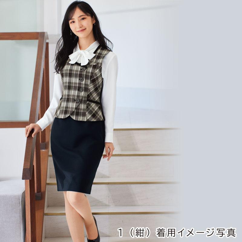 スカート55cm丈[ジョア/52020](5-15号)｜事務服・オフィスウェアの通販