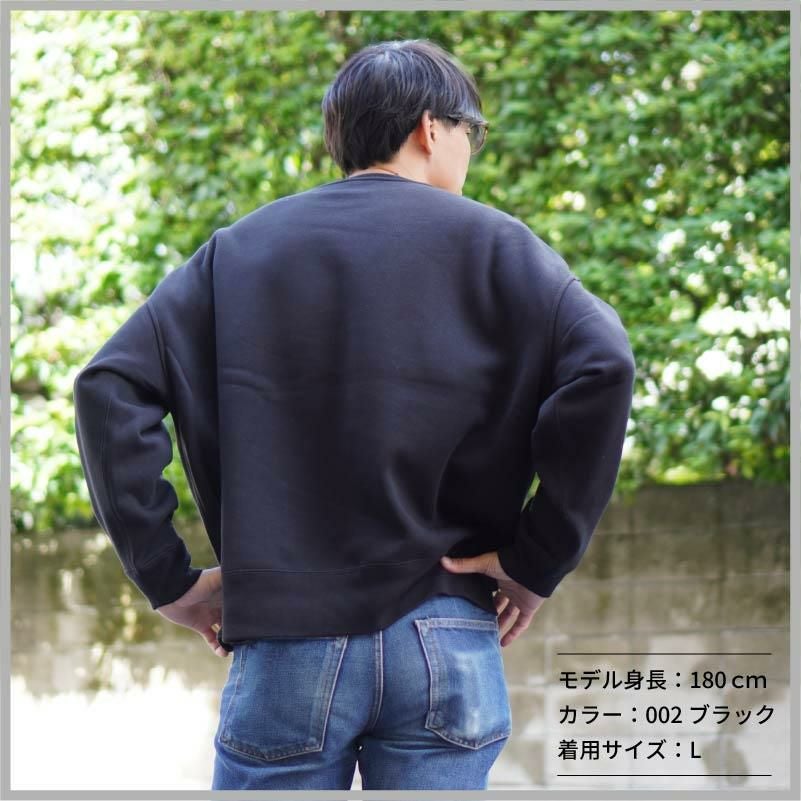 10.0オンス T/C ビッグシルエット クルーネック スウェット（裏起毛）[キャブ/5627-01]（M-XL）