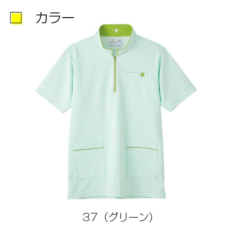 ケアワークシャツ キラク[CR185/トンボ](SS-3L)