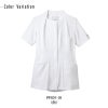 ナースジャケット 半袖 介護 医療 女性用[PP301-10/住商モンブラン]（S-3L）