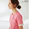 スクラブ 半袖 介護 医療 女性用[LW611-16/住商モンブラン]（S-3L）