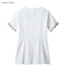スクラブ 半袖 介護 医療 女性用[LW611-16/住商モンブラン]（S-3L）
