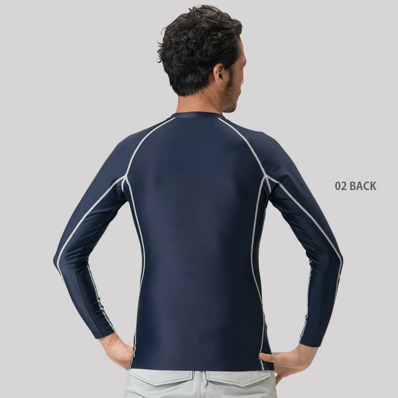 長袖冷感クルーネック[アタックベース/79015] S-3L