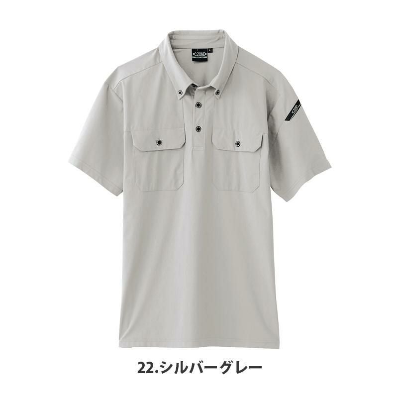 冷感半袖ポロシャツ[ジーベック/6080](SS-LL)｜作業服・作業着の通販