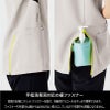 ジップアップスクラブ 男女兼用[CK700/フォーク]（3S-4L）