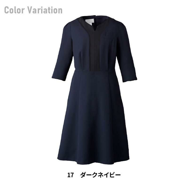 ワンピース（5分袖） 女性用[3022SC/フォーク]（SS-4L）