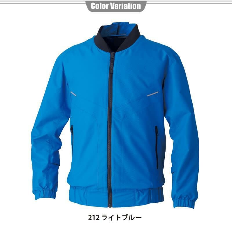 ファン付き作業着 EF用長袖ブルゾン[桑和/7229-00/EF WEAR](S-4L)