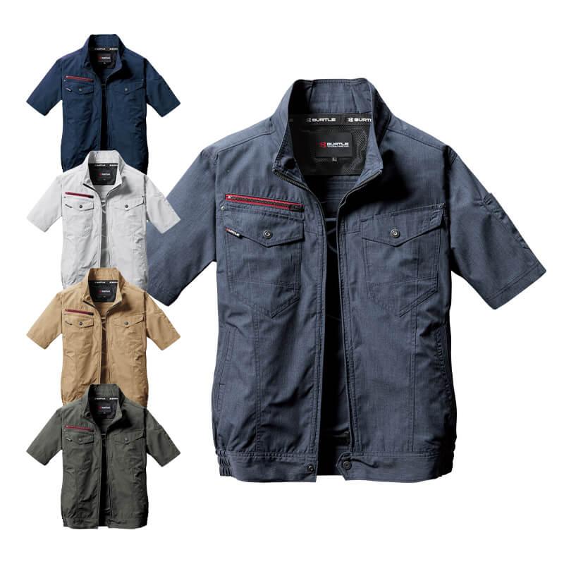 エアークラフト 半袖ブルゾン(ユニセックス)[バートル/AC7146] (SS-3L)