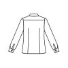 事務服 長袖ブラウス 無地・ノーアイロン・防汚 （アイトス/AZ-HCB4101）5号～15号