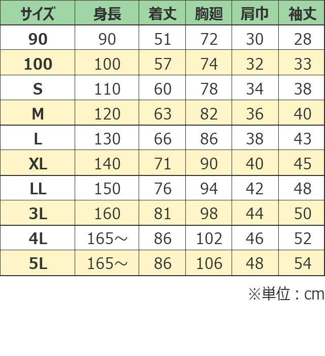 【3点セット】給食白衣 SET602-01 オリジナル 割烹着C型 （90 100 110 120 130）