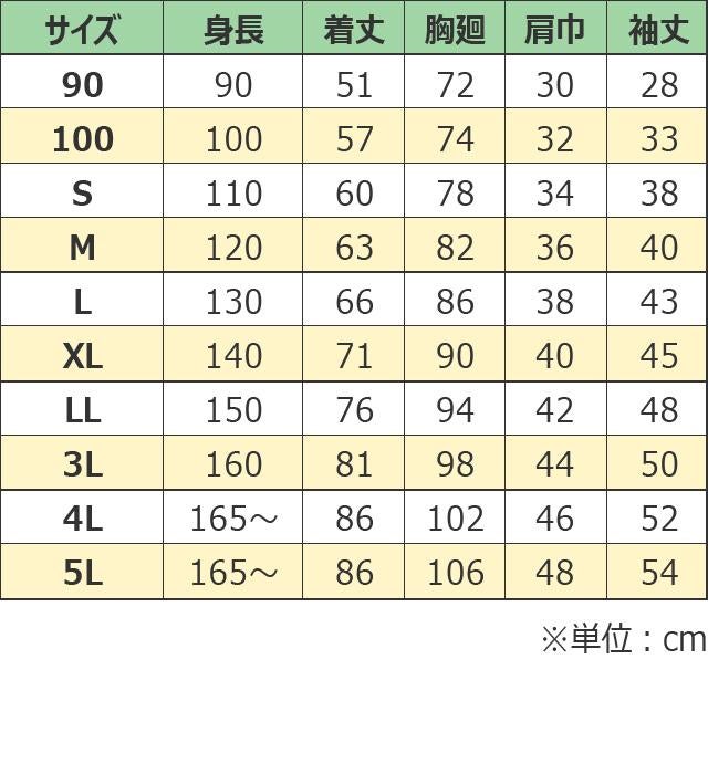 【3点セット】給食白衣 SET602-01 オリジナル 割烹着C型 （90 100 110 120 130）