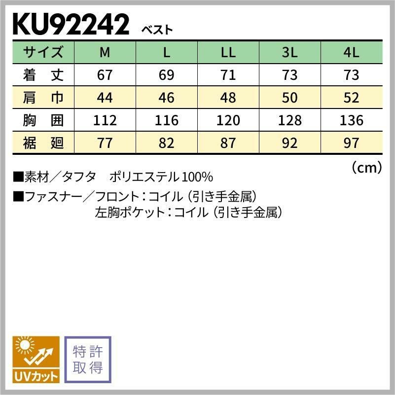 空調風神服 ベスト＋ファン＋バッテリーセット[KU92242/RD9210H/RD9290J/サンエス]【2022年版セット】