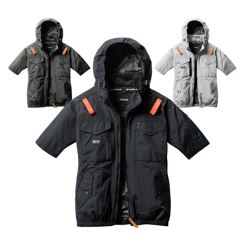 エアークラフト タクティカル半袖ブルゾン(ユニセックス)[バートル/AC1156] (S-XL)