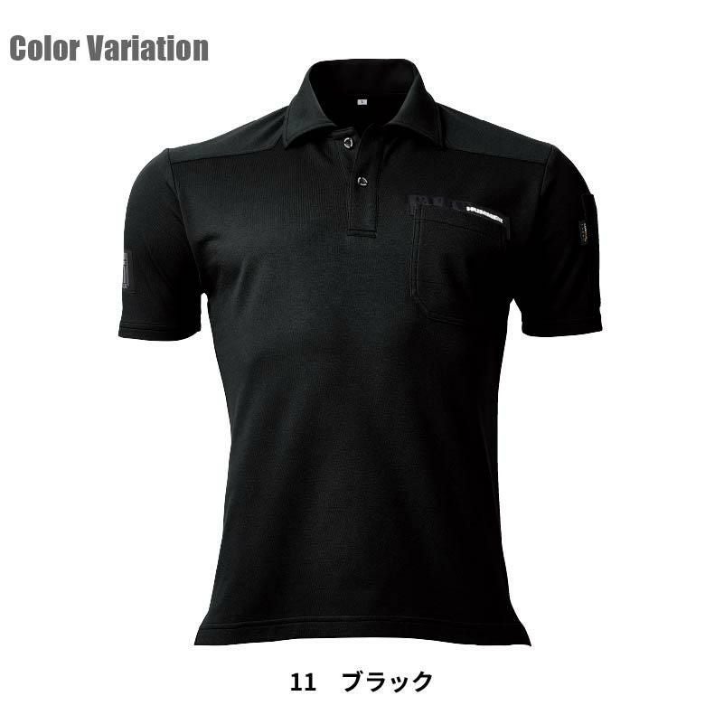 VANSON BUNKER HILL ブラックポロシャツ L 11123a.jpg