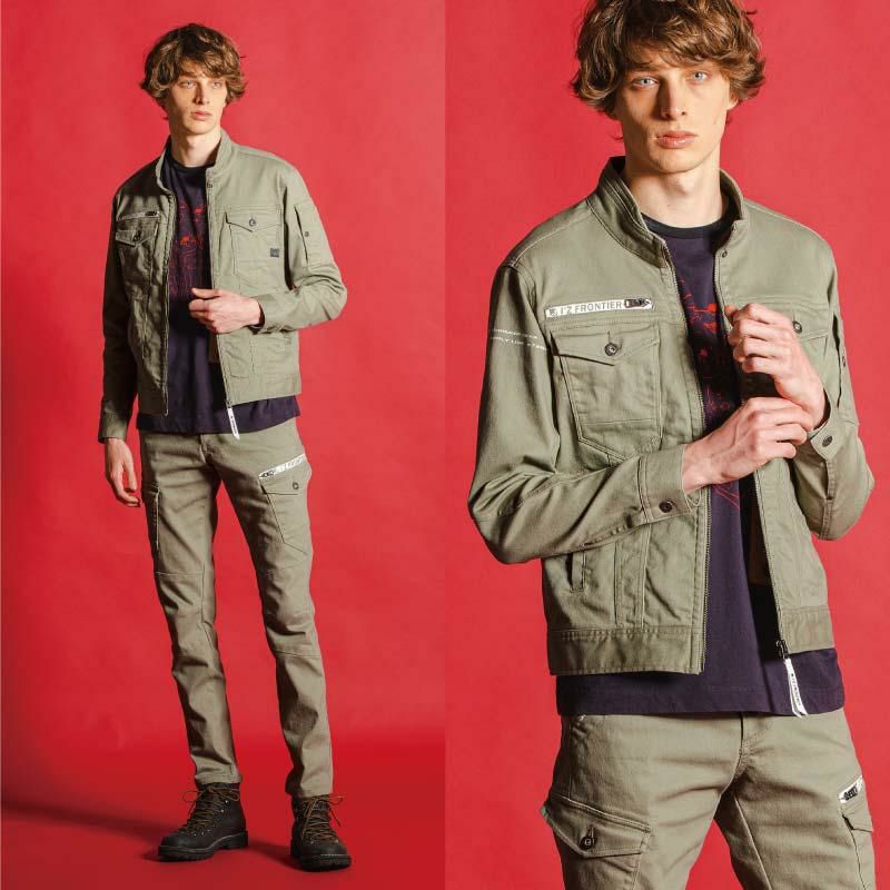 3Dストレッチワークジャケット[アイズフロンティア/7280C]（S-6L）