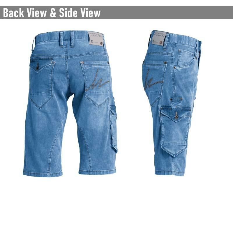 アイスフィールデニムハーフパンツ[アイズフロンティア/7413]（73-101）