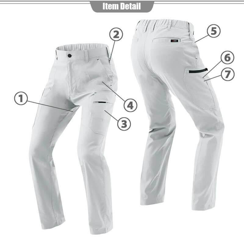 カーゴパンツ(ノータック)(男女兼用)[アイトス/AZ-3351]