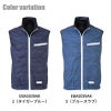 ファン付き作業着 空調風神服 ベスト(服単品)[ビッグボーン/EBA5039A,EBA5039AK]