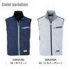 空調服 空調風神服 ベスト(服単品)[ビッグボーン/EBA5039A,EBA5039AK]