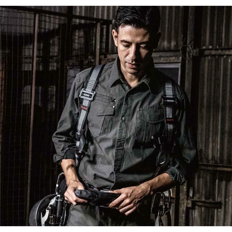 長袖シャツ 現場服[ジーベック/2153]（M-5L）