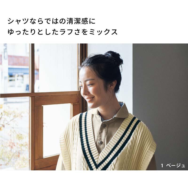 プルオーバー七分袖シャツ [FB4566U/ボンマックス]（SS-4L）